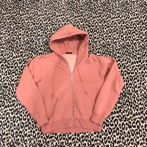 Brandy Melville Christy Hoodie Peach/Orange